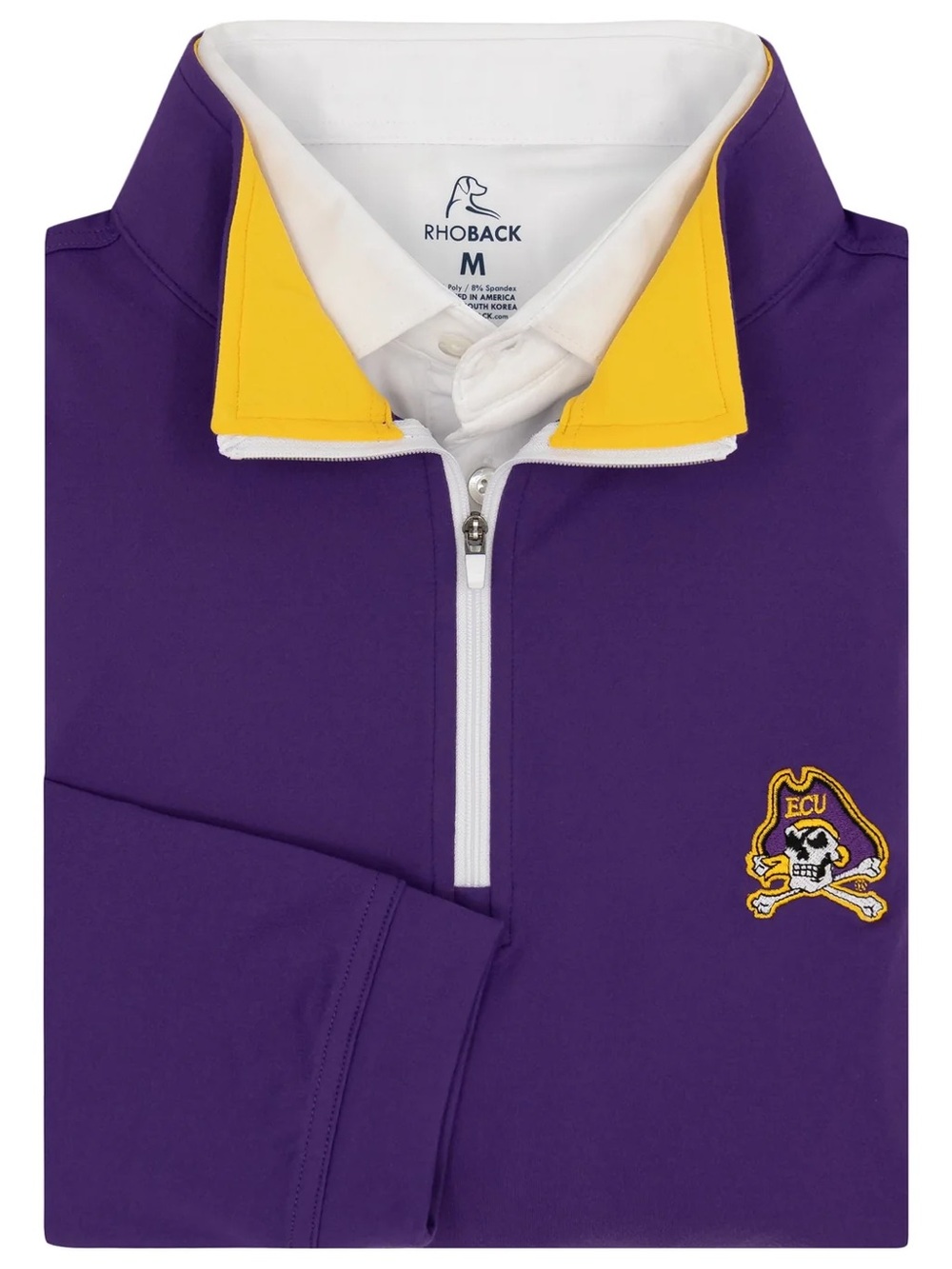 Rhoback Solid Collegiate Q-Zip - East Carolina